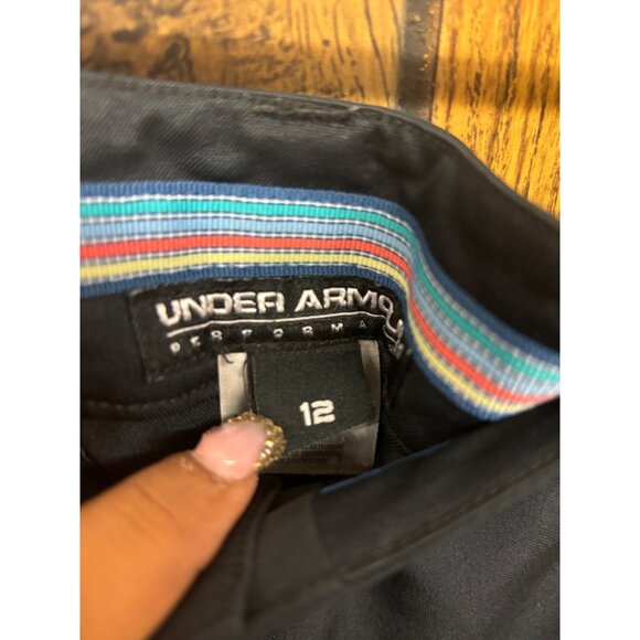 Under Armour Womens Size 12 Black Performance Capris - Picture 3 of 3
